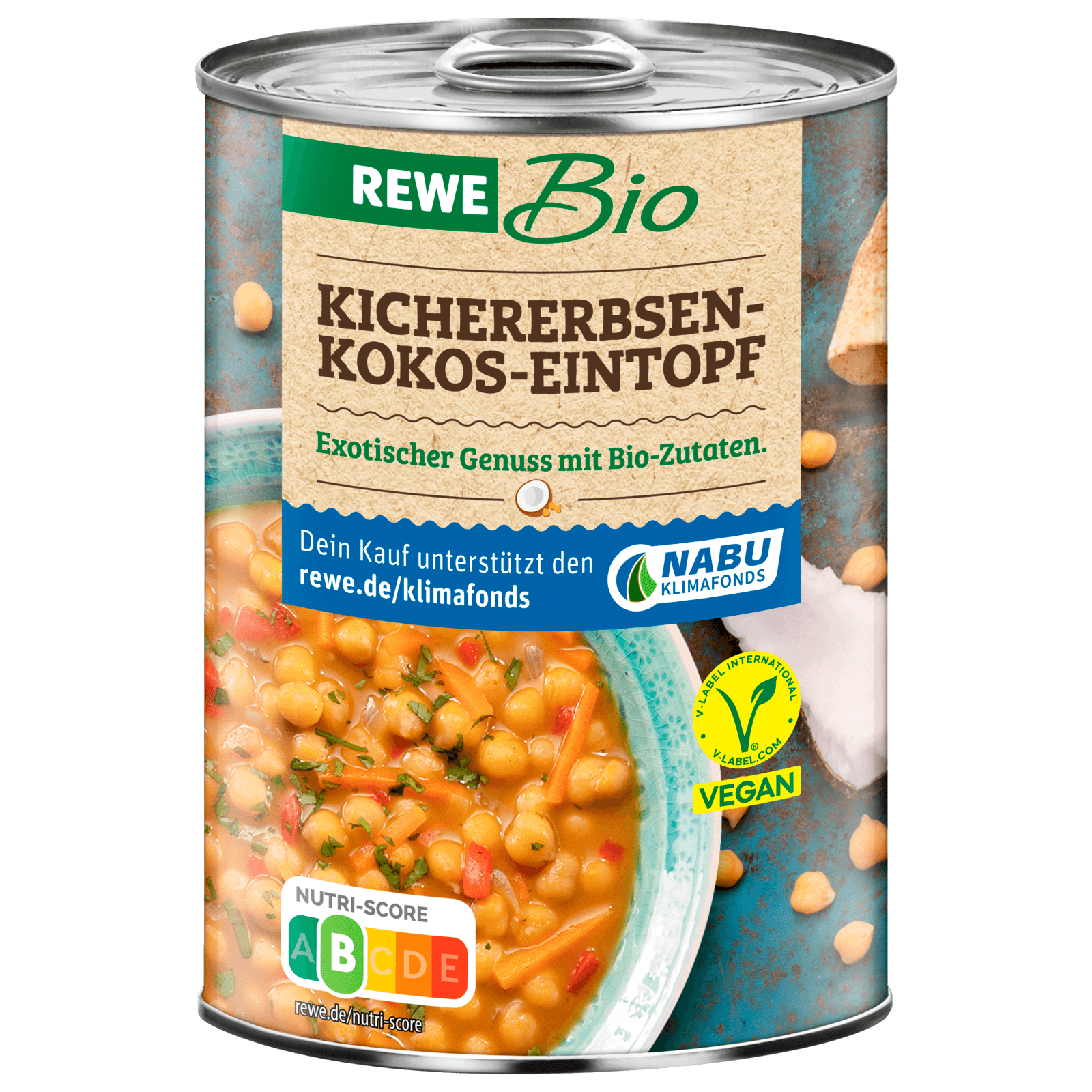 REWE Bio Kichererbsen-Kokos-Eintopf 400ml