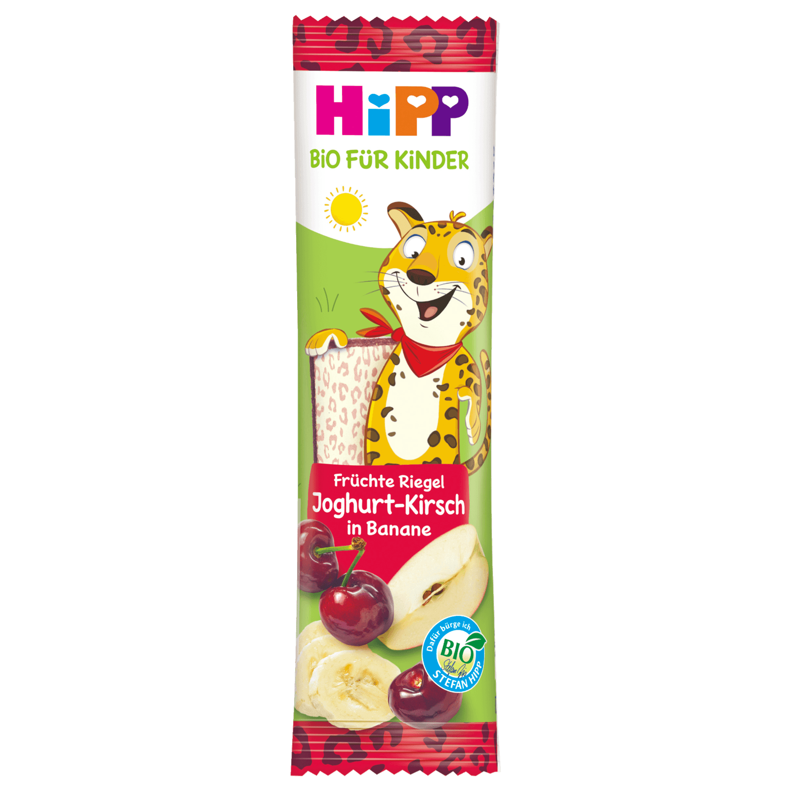 Hipp Früchte Freund Leopard Bio Joghurt-Kirsch in Banane 23g