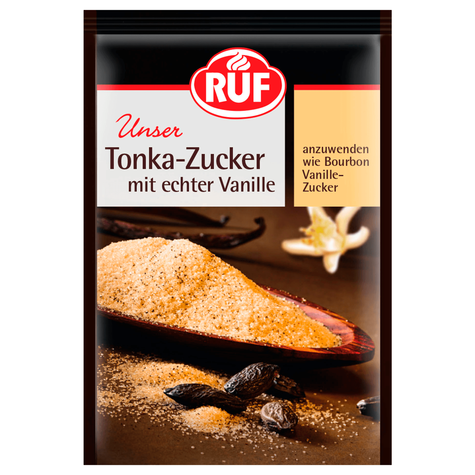 Ruf Tonka-Zucker mit echter Vanille 3x8g bei REWE online bestellen!