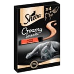 Sheba Beutel Creamy Snacks mit Rind 4 x 12g