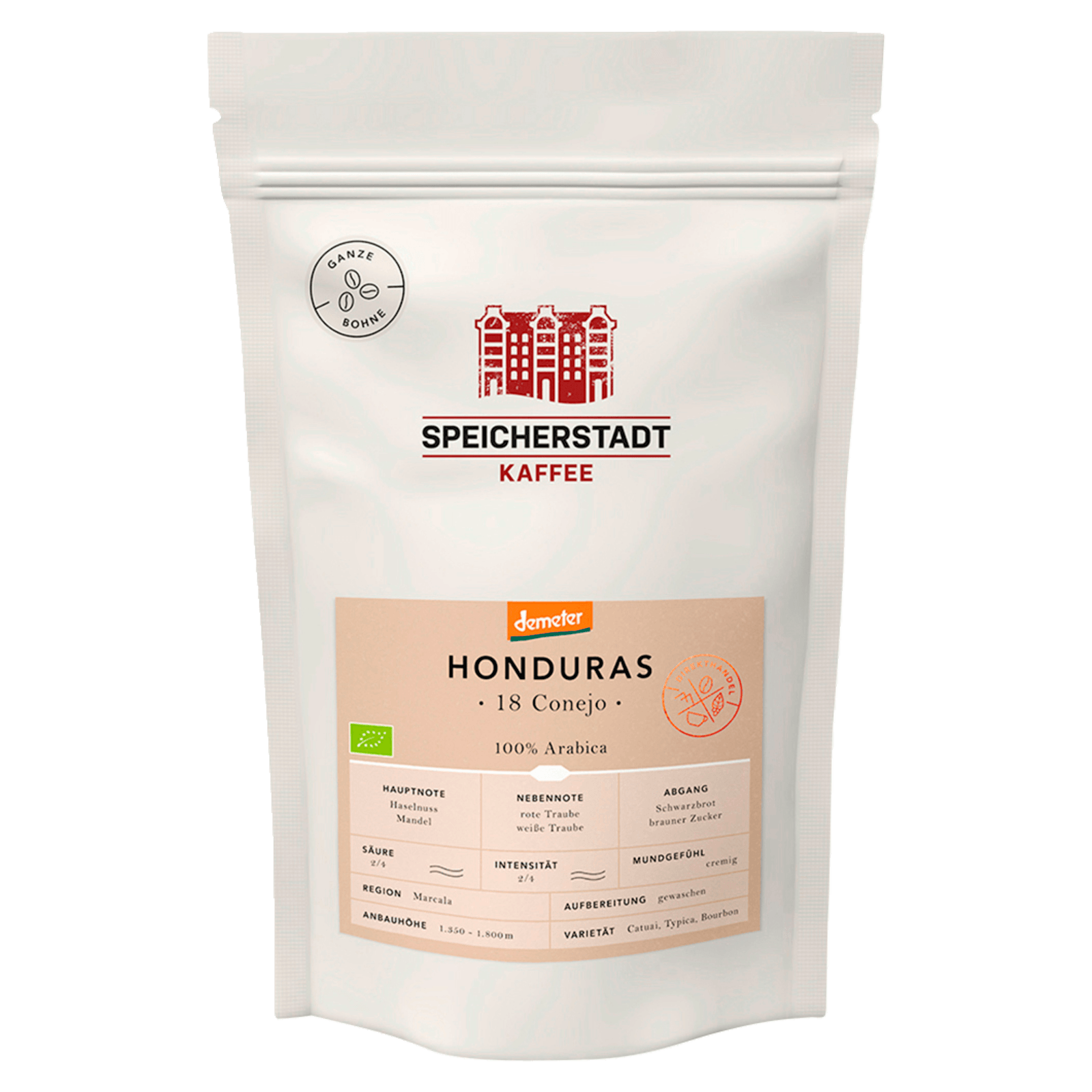 Speicherstadt Kaffee Bio Honduras 18 Conejo Arabica 250g