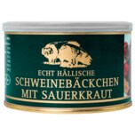 Bäuerliche Erzeugergemeinschaft Schwäbisch Hall Echt Hällische Schweinebäckchen mit Sauerkraut 400g