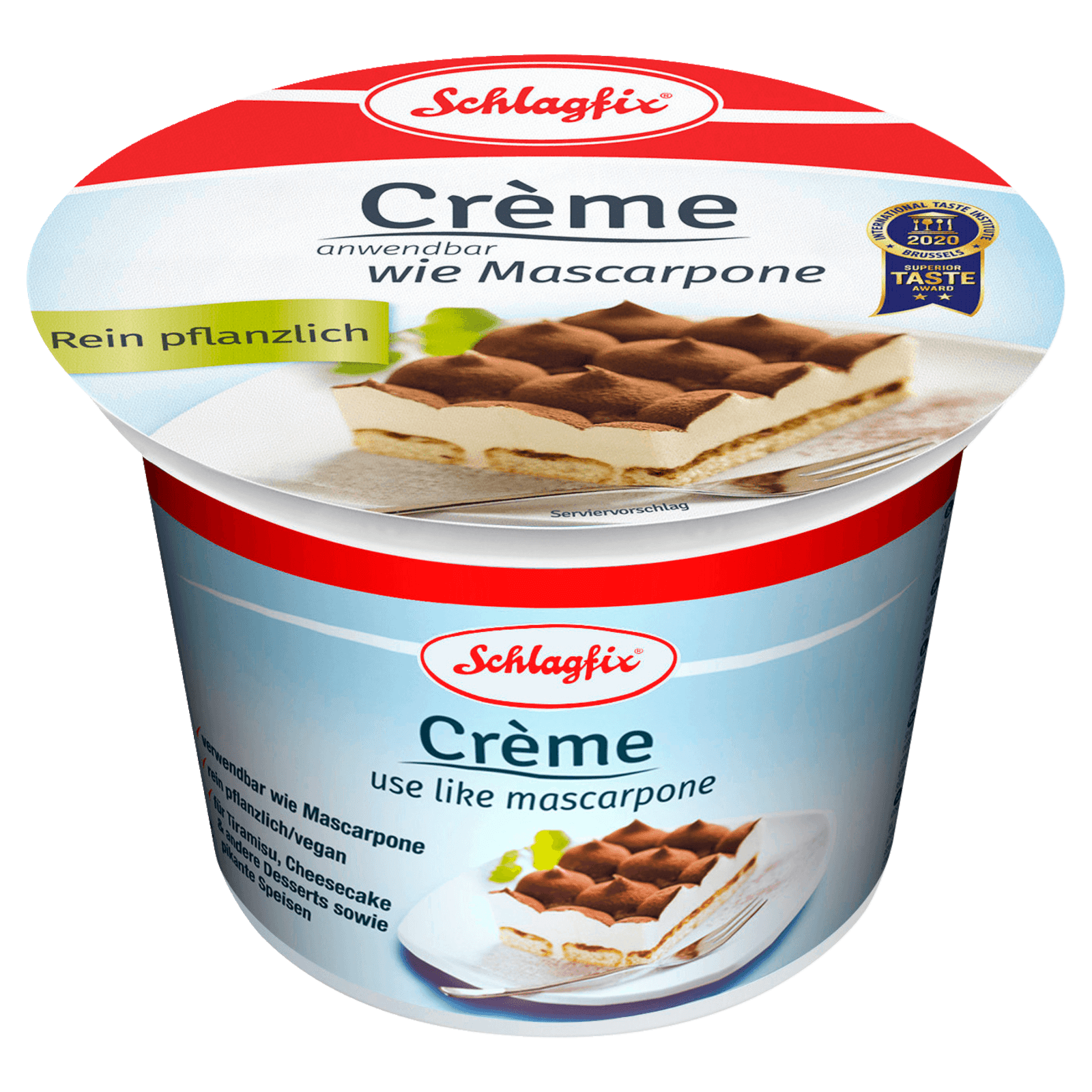 Schlagfix Creme wie Mascarpone vegan 250g