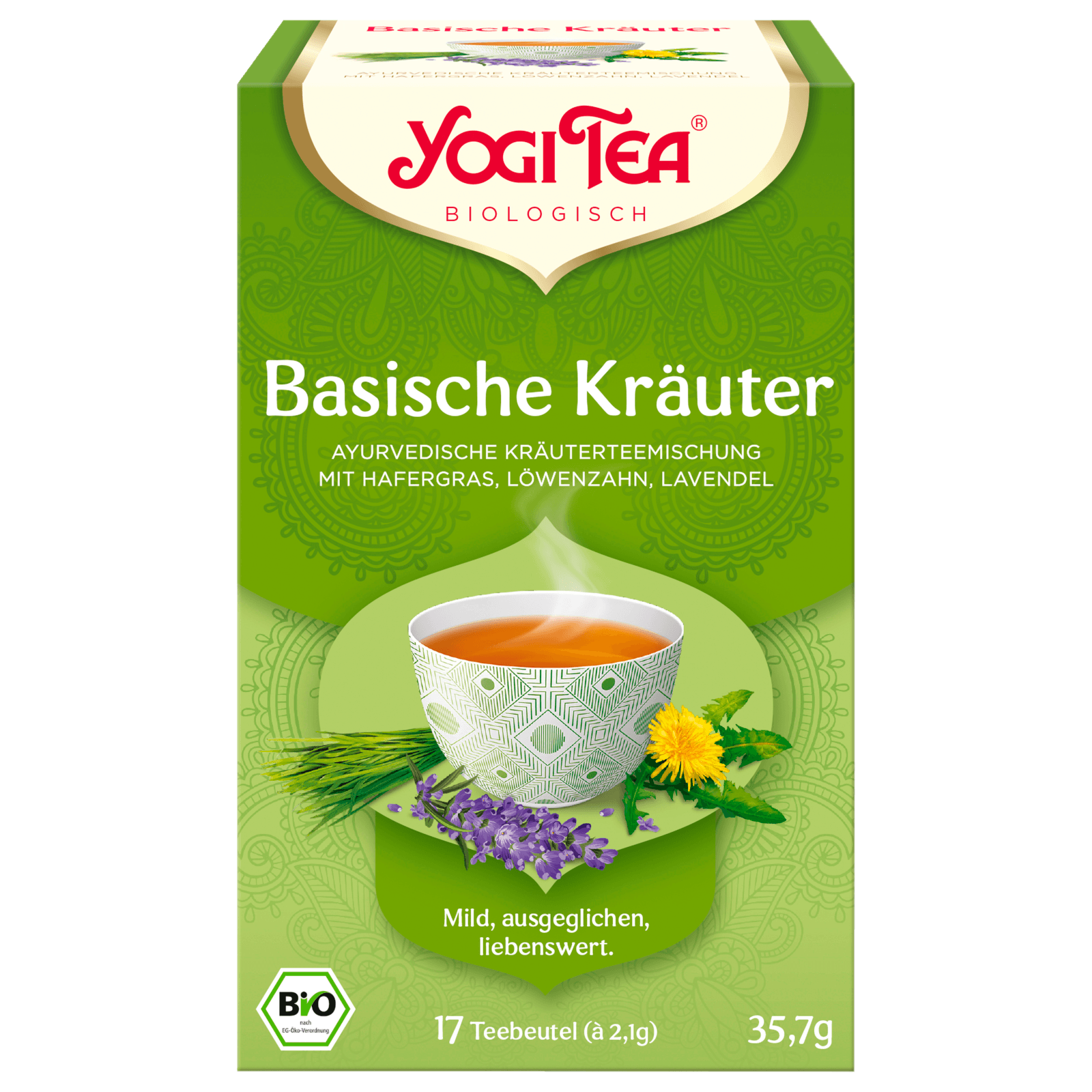 Yogi Tea Bio Tee Basische Kräuter 35,7g 17 Beutel bei REWE online ...