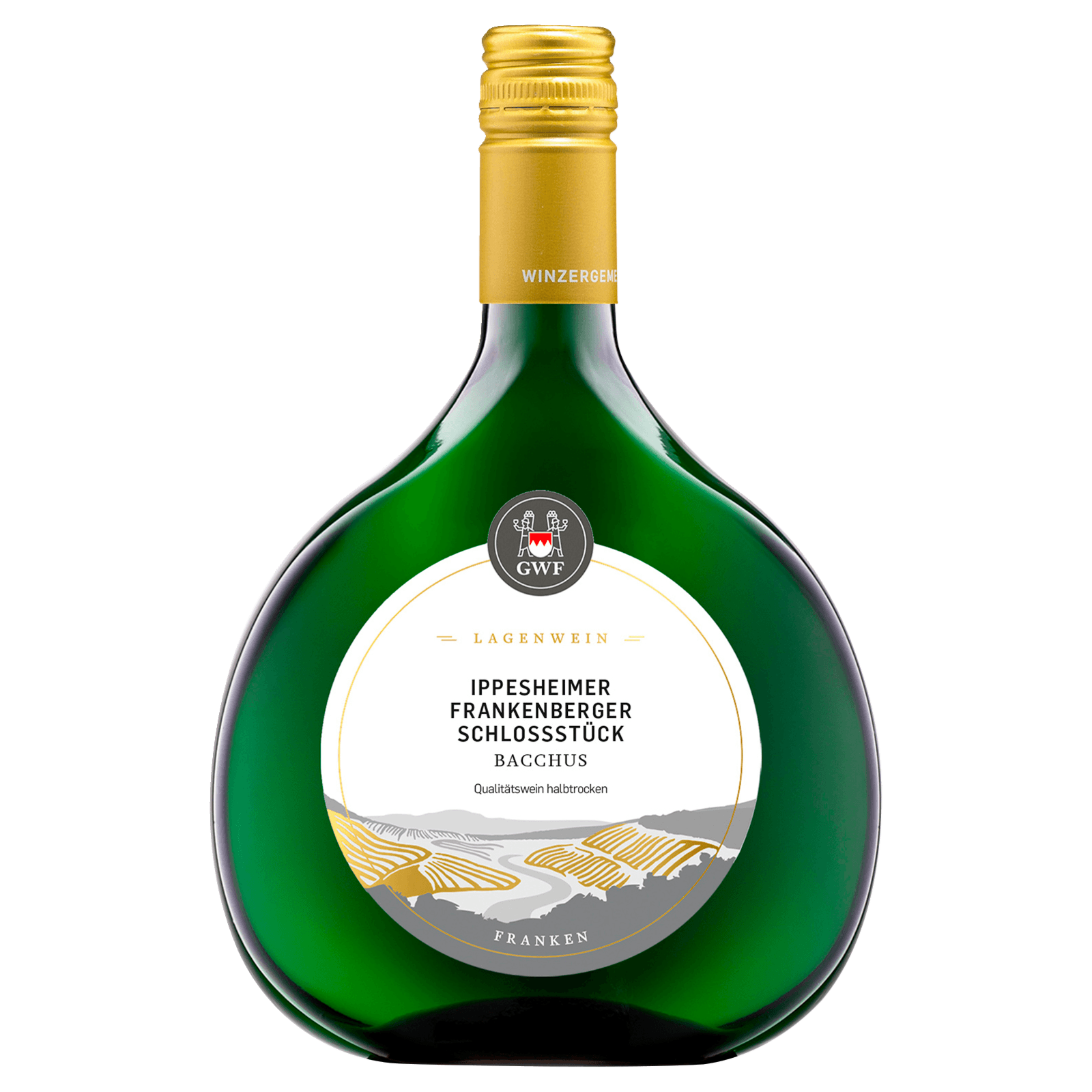 GWF Ippesheimer Frankenberger online Schlossstück bei 0,75l halbtrocken QbA Weißwein bestellen! Bacchus REWE