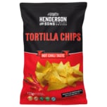 Henderson and Sons Tortilla Chips Hot Chili 125g