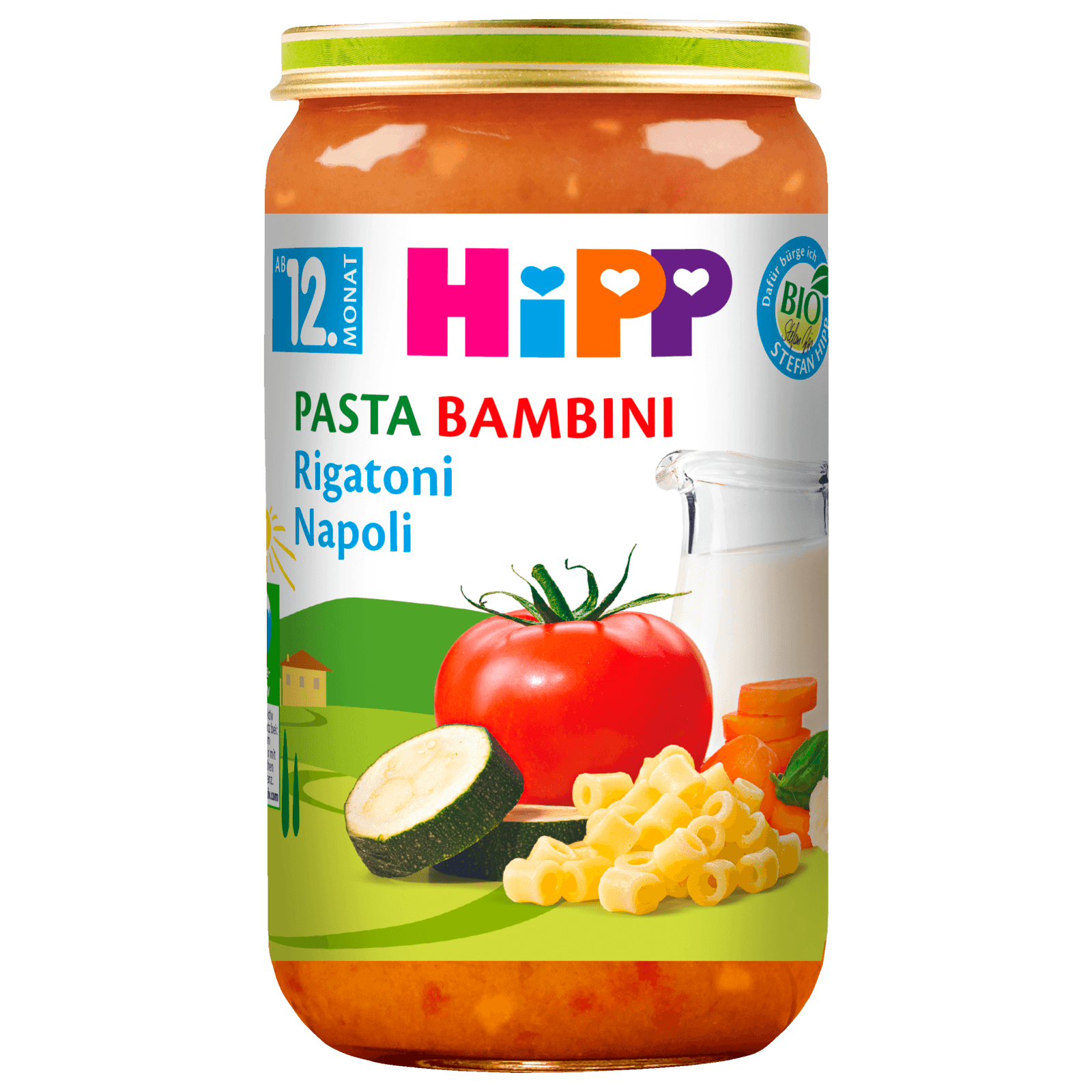 Hipp Bio Pasta Bambini Rigatoni Napoli 250g