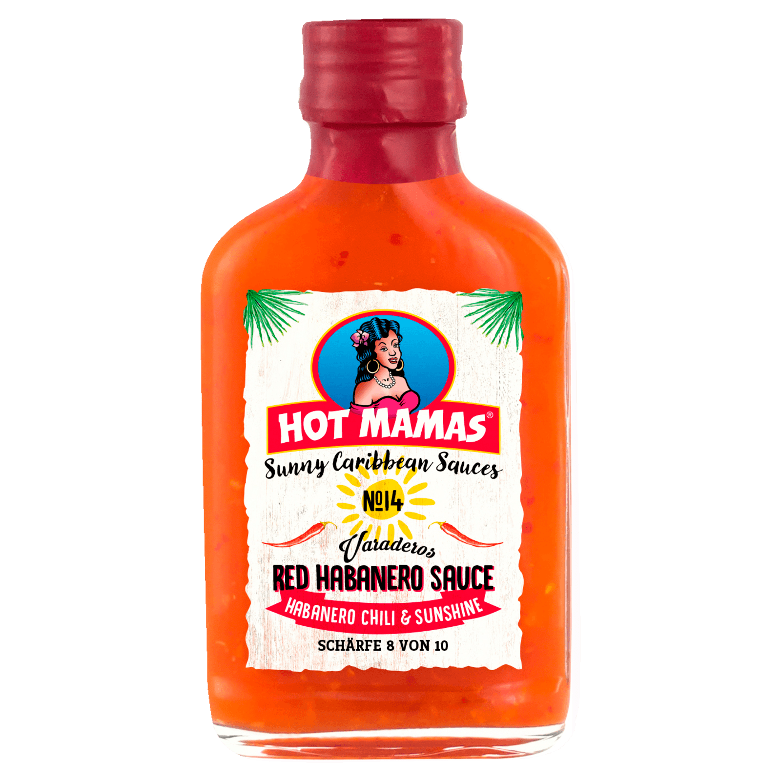 Hot Mamas Sunny Caribbean Sauces N°14 Red Habanero Sauce 95ml Bei Rewe Online Bestellen 