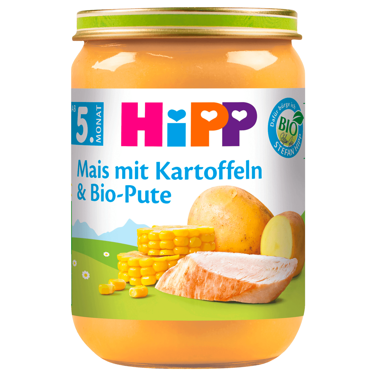 Hipp Mais mit Kartoffelpüree & Bio-Pute 190g