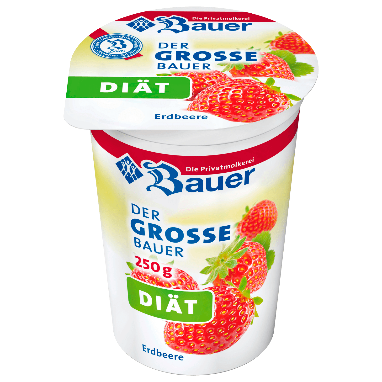 bestellen! 250g bei online Fruchtjoghurt weniger REWE Bauer Zucker Erdbeere