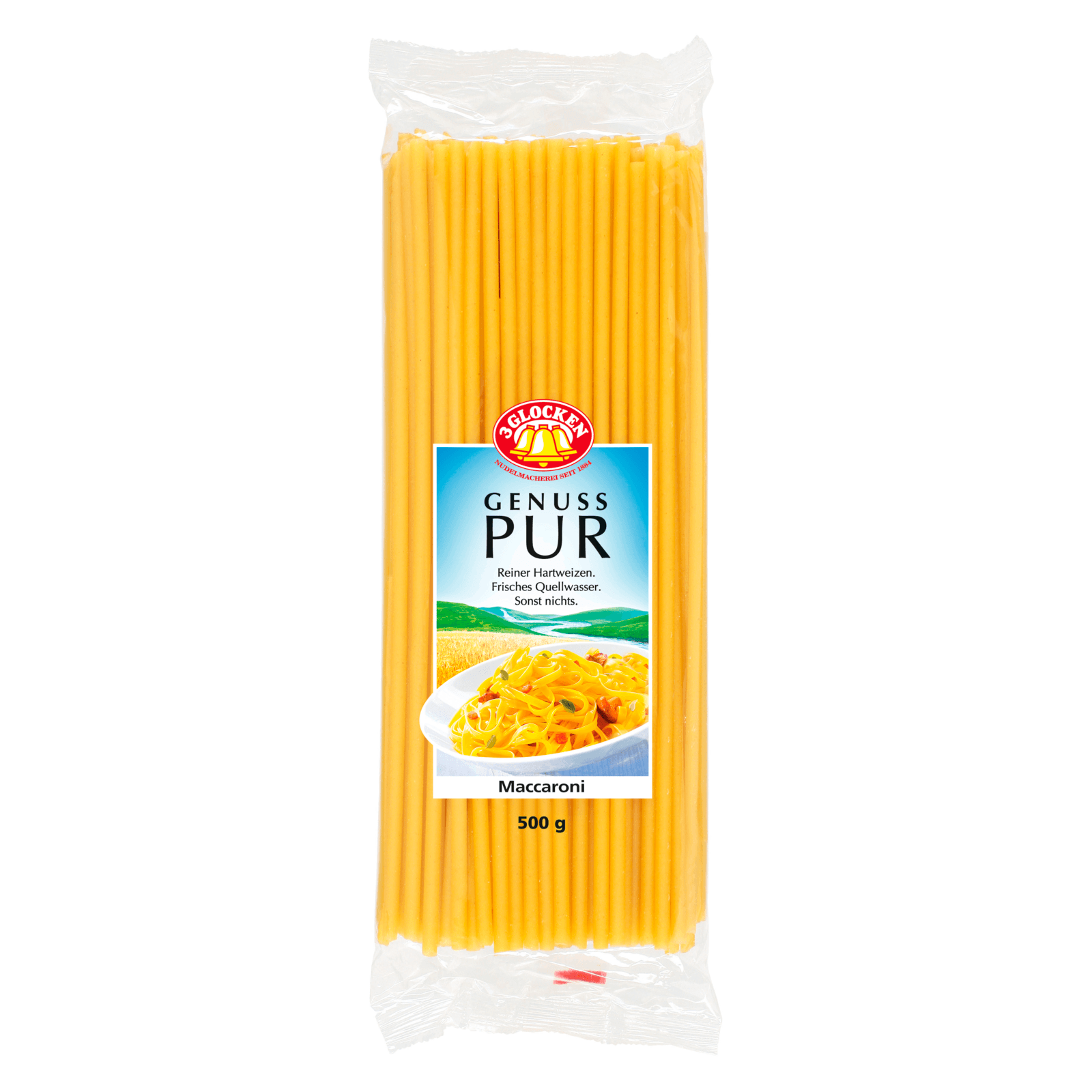 3 Glocken Genuss Pur Maccaroni 500g