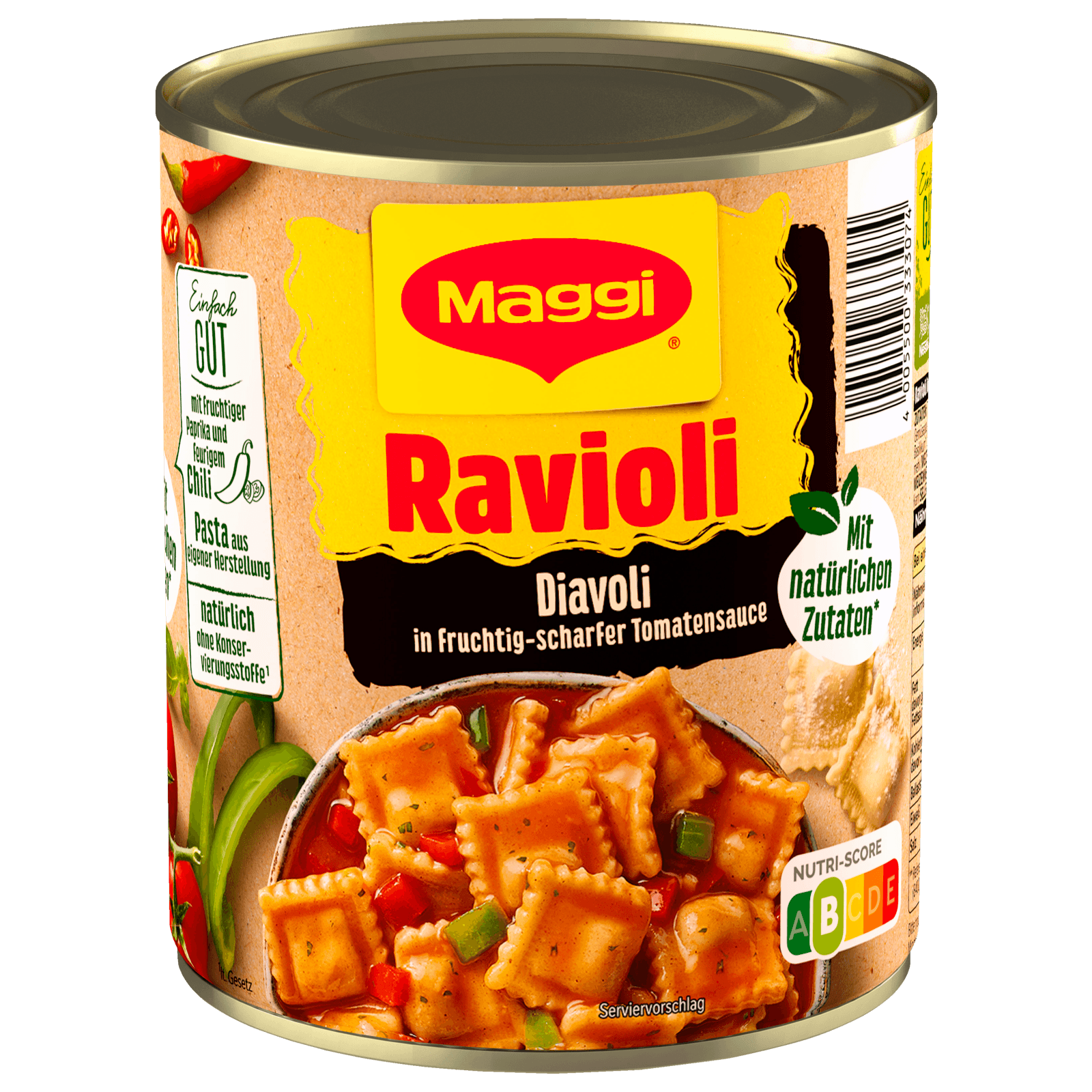 Maggi Ravioli Diavoli in scharfer Tomatensauce 800g