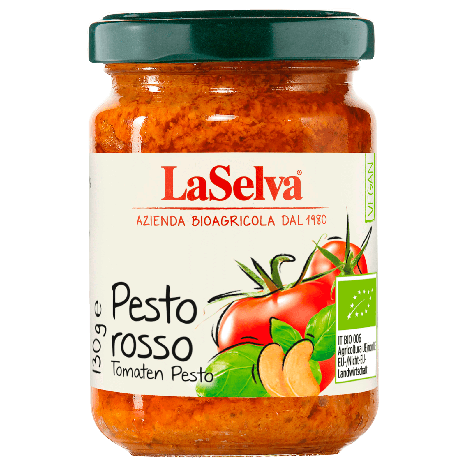 LaSelva Bio Pesto rosso vegan 130g