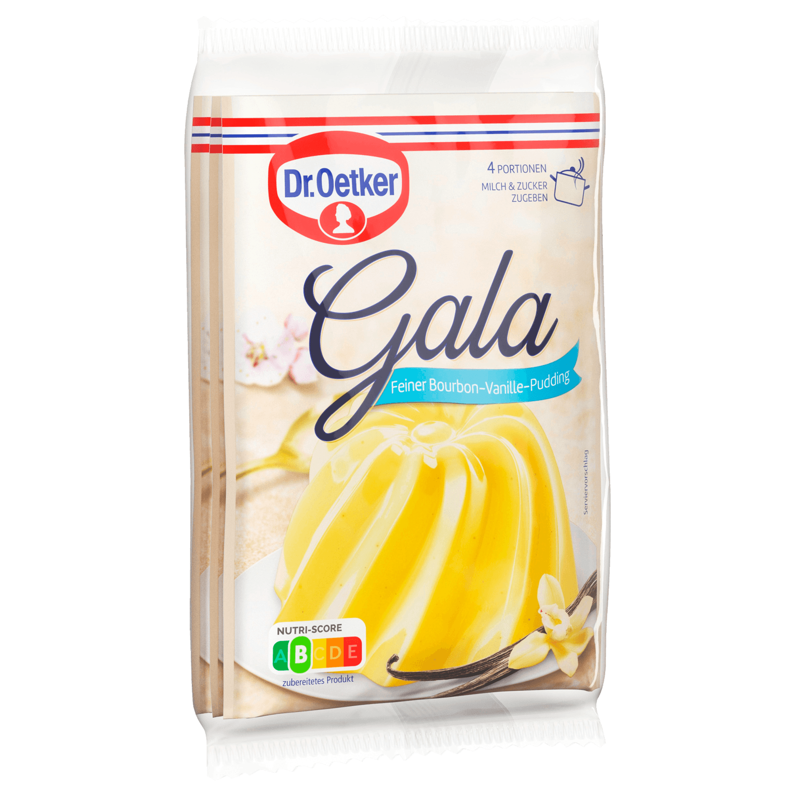 Dr. Oetker Gala Pudding Bourbon-Vanille 111g, 3 Stück