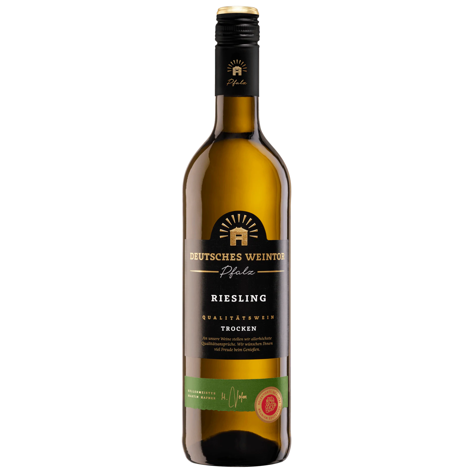 Weißwein REWE Pfalz 0,75l trocken QbA online bei Riesling Weintor bestellen! Deutsches