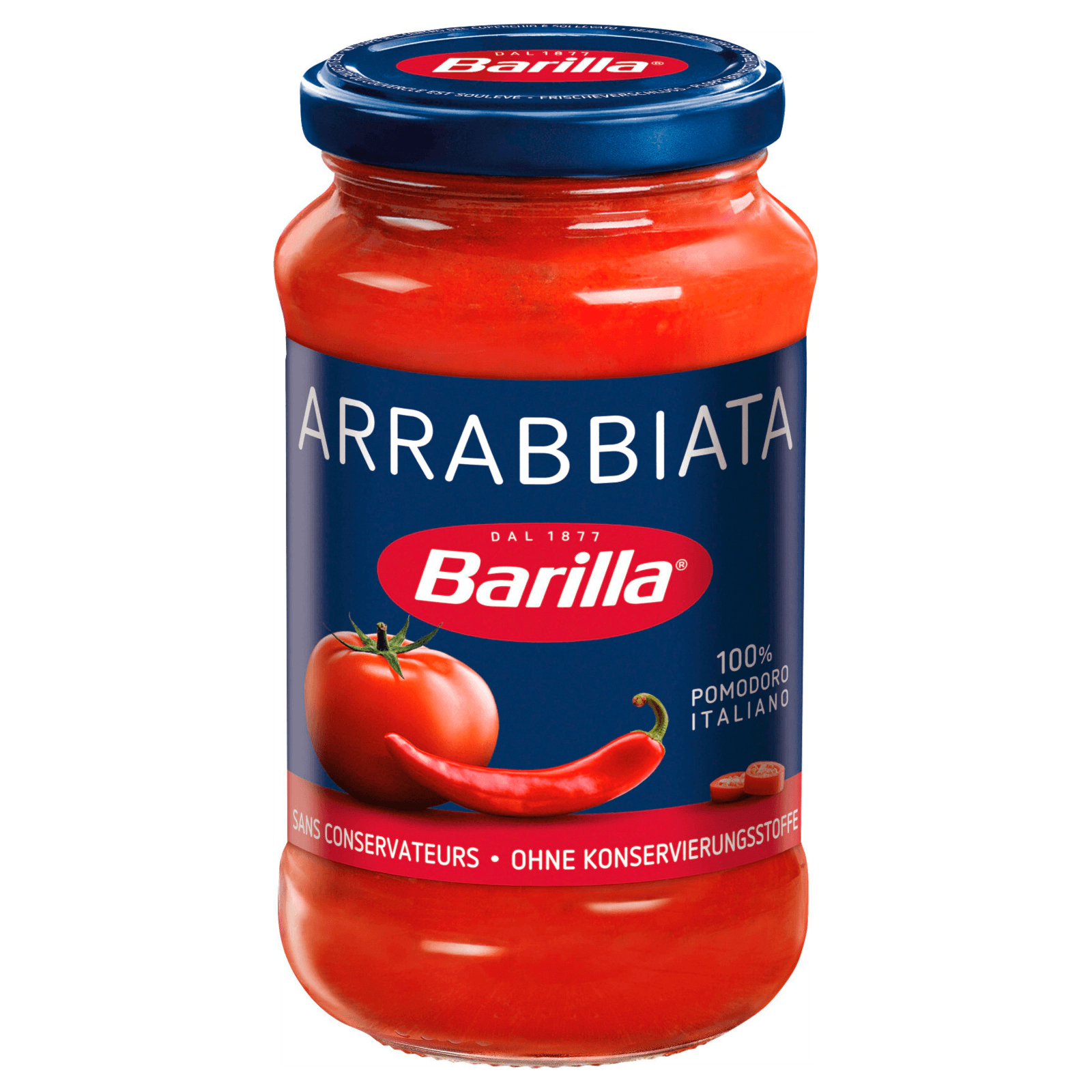 Barilla Pastasauce Arrabbiata 400g: Würzig, gesund und Low Carb!