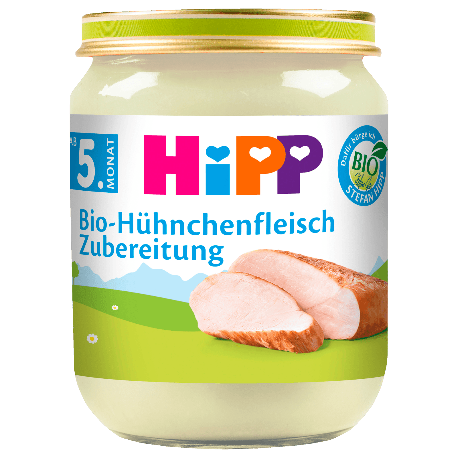 Hipp Bio-Hühnchenfleisch Zubereitung 125g