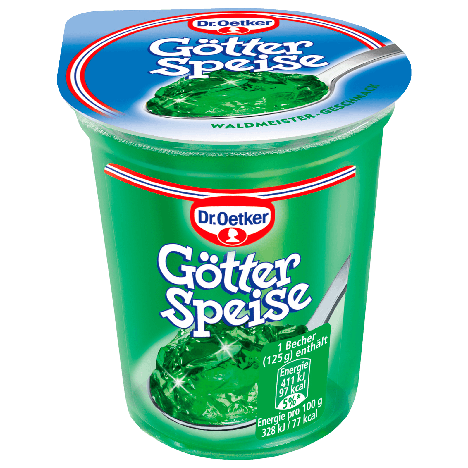 Dr. Oetker Götterspeise Waldmeister-Geschmack 125g bei ...