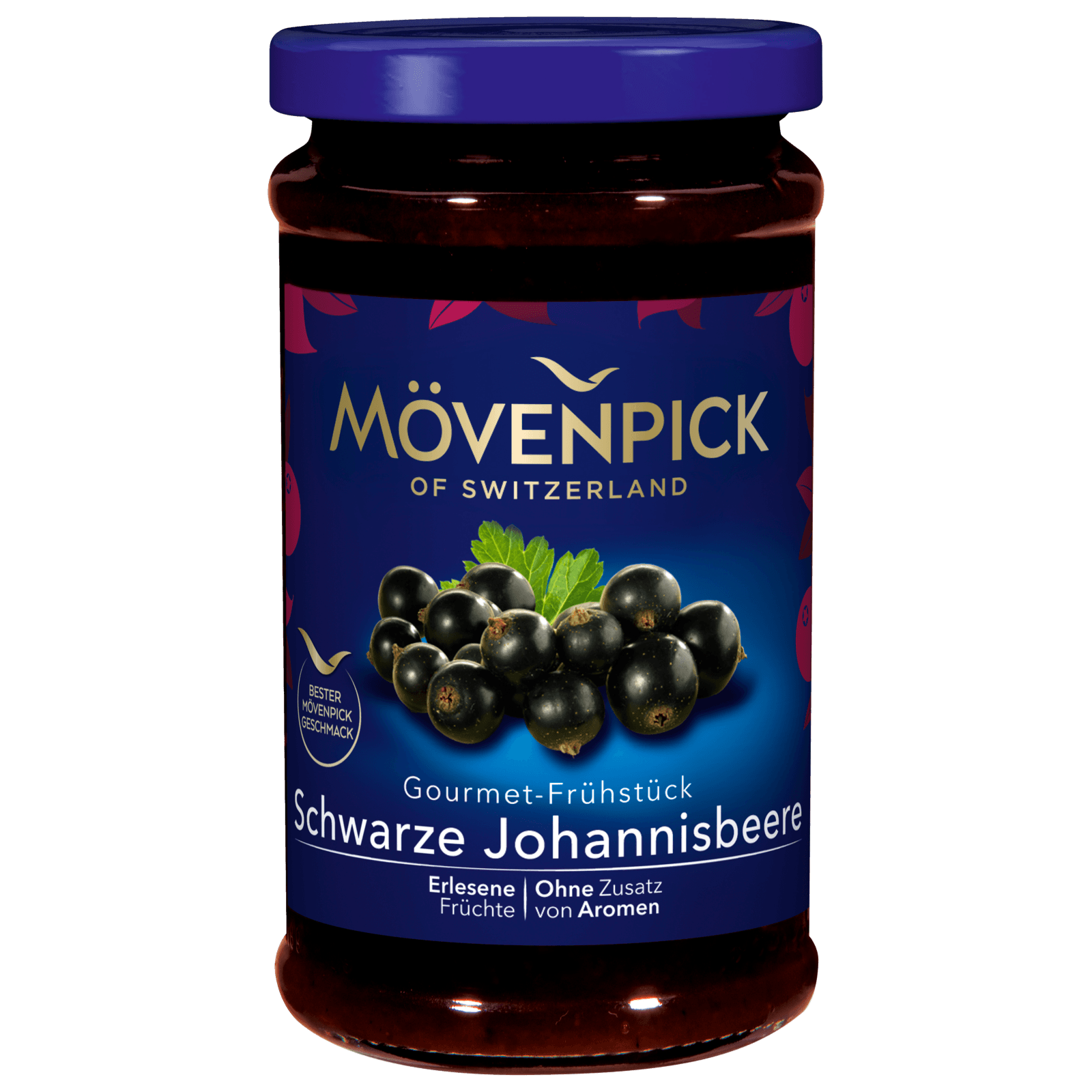 Mövenpick Gourmet-Frühstück Schwarze Johannisbeeren Fruchtaufstrich 250g