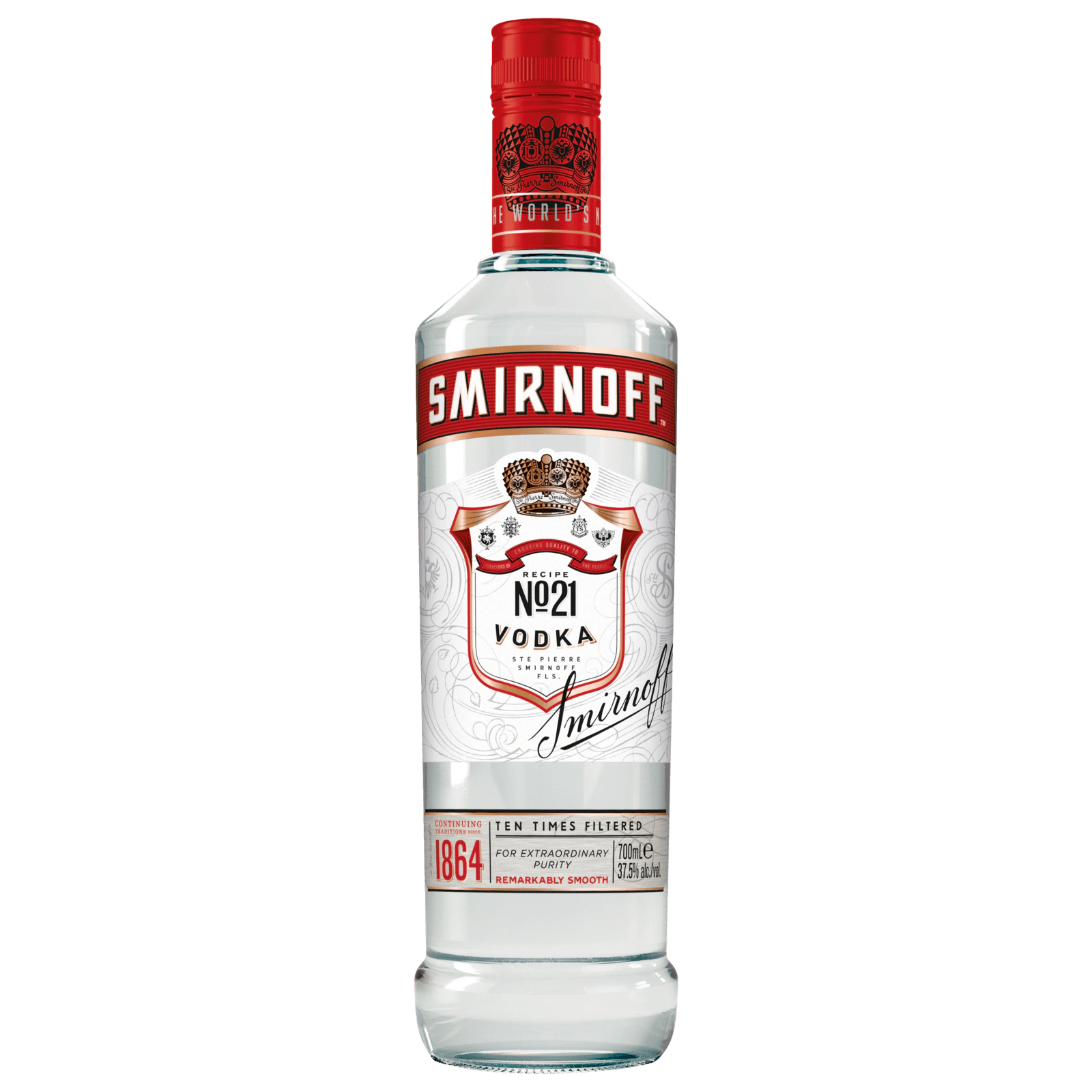 Smirnoff Red No. 21 Premium Vodka Triple Destilled 0,7l