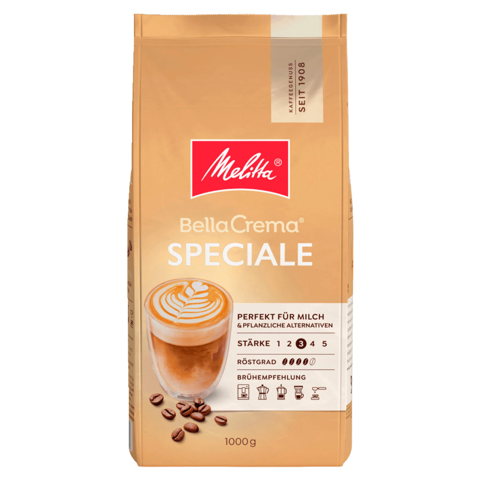 Melitta Bellacrema Speciale Kaffeebohnen 1kg Bei Rewe Online Bestellen