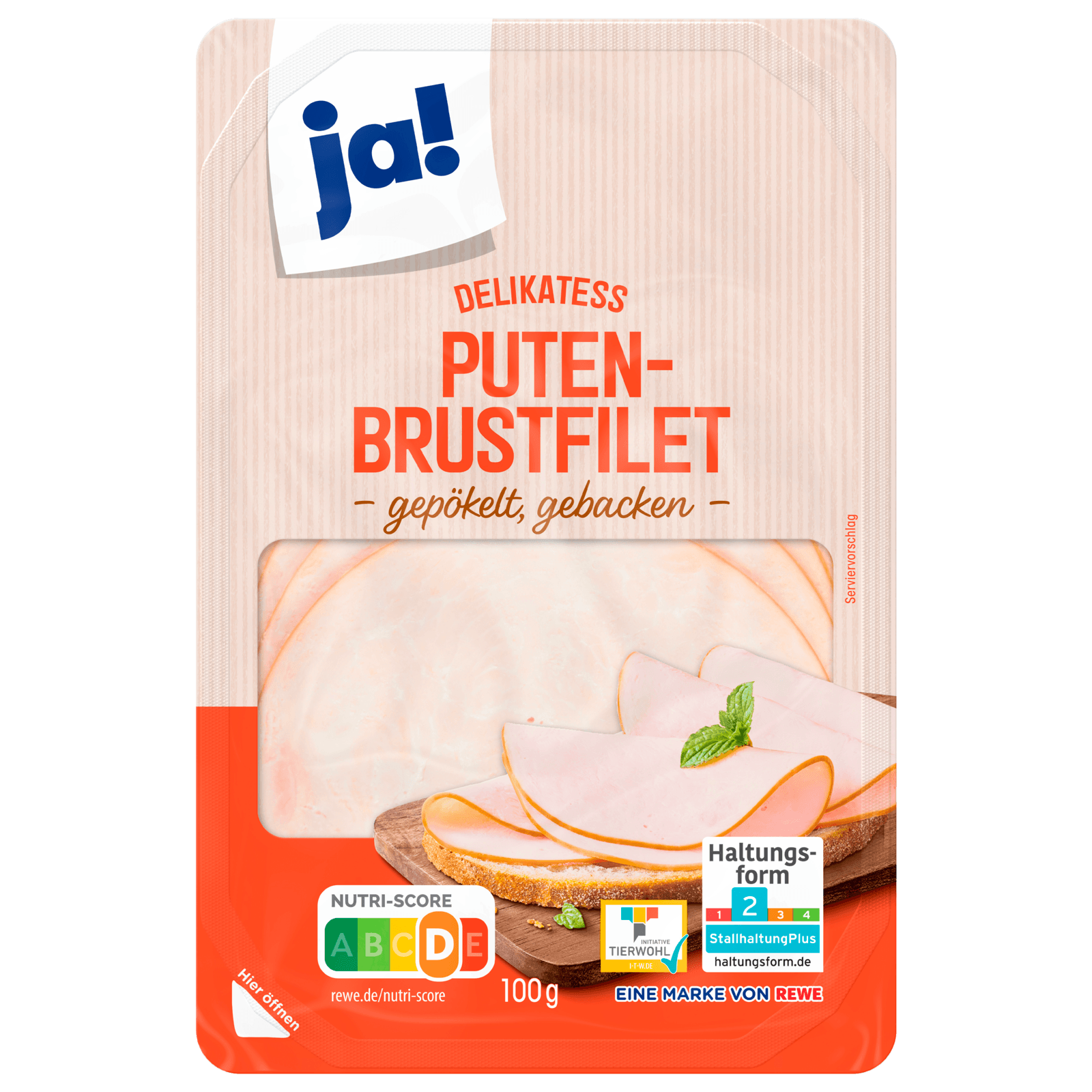 ja! Putenbrustfilet 100g