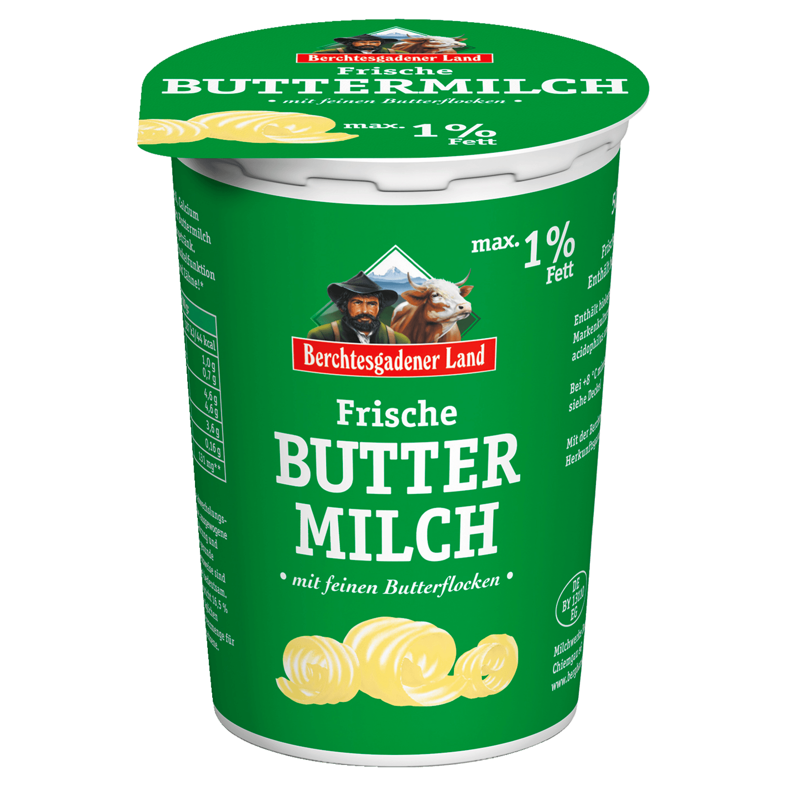 Berchtesgadener Land Buttermilch mit Butterflocken 500g  für 0.89 EUR