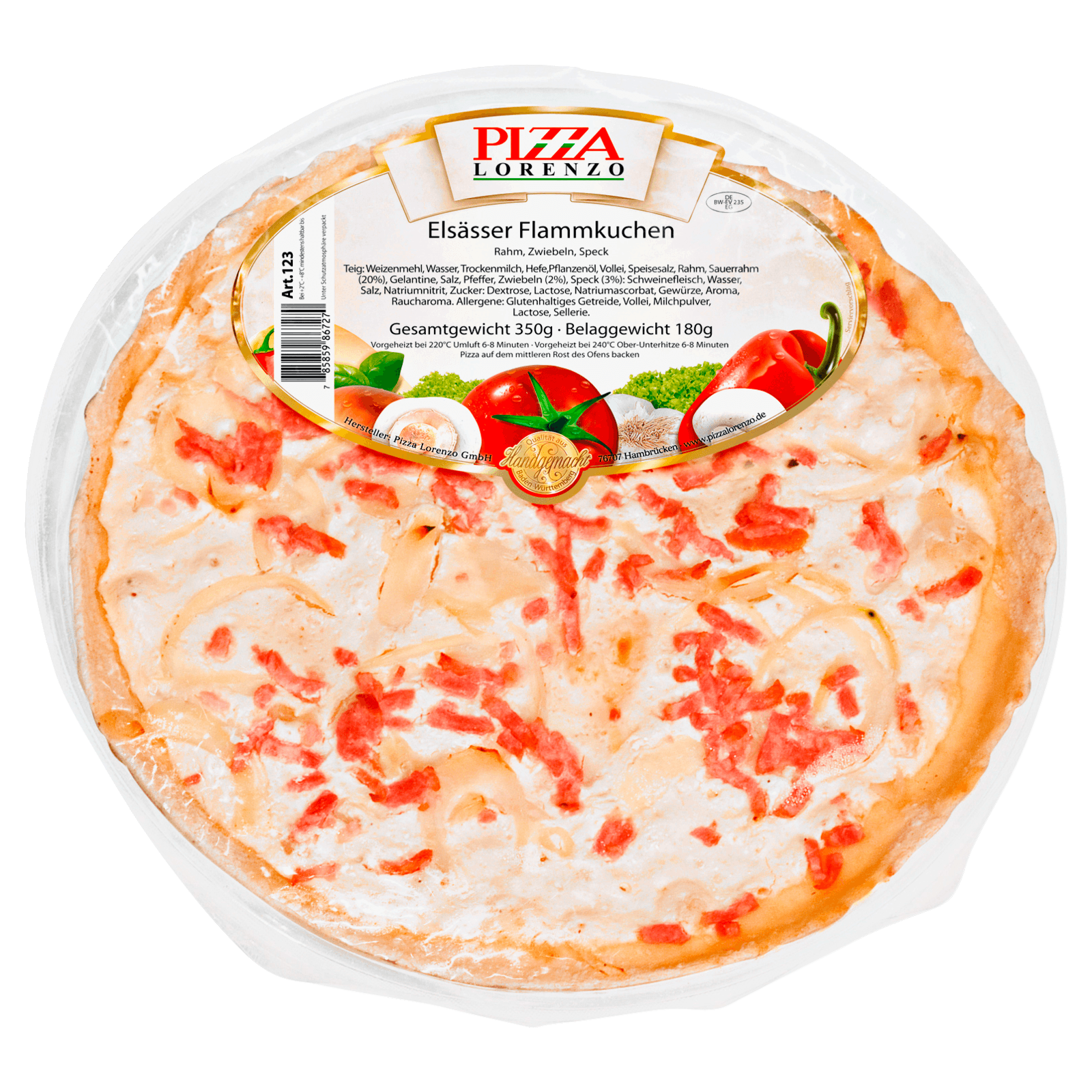 Pizza Lorenzo Elsässer Flammkuchen 350g  für 3.99 EUR