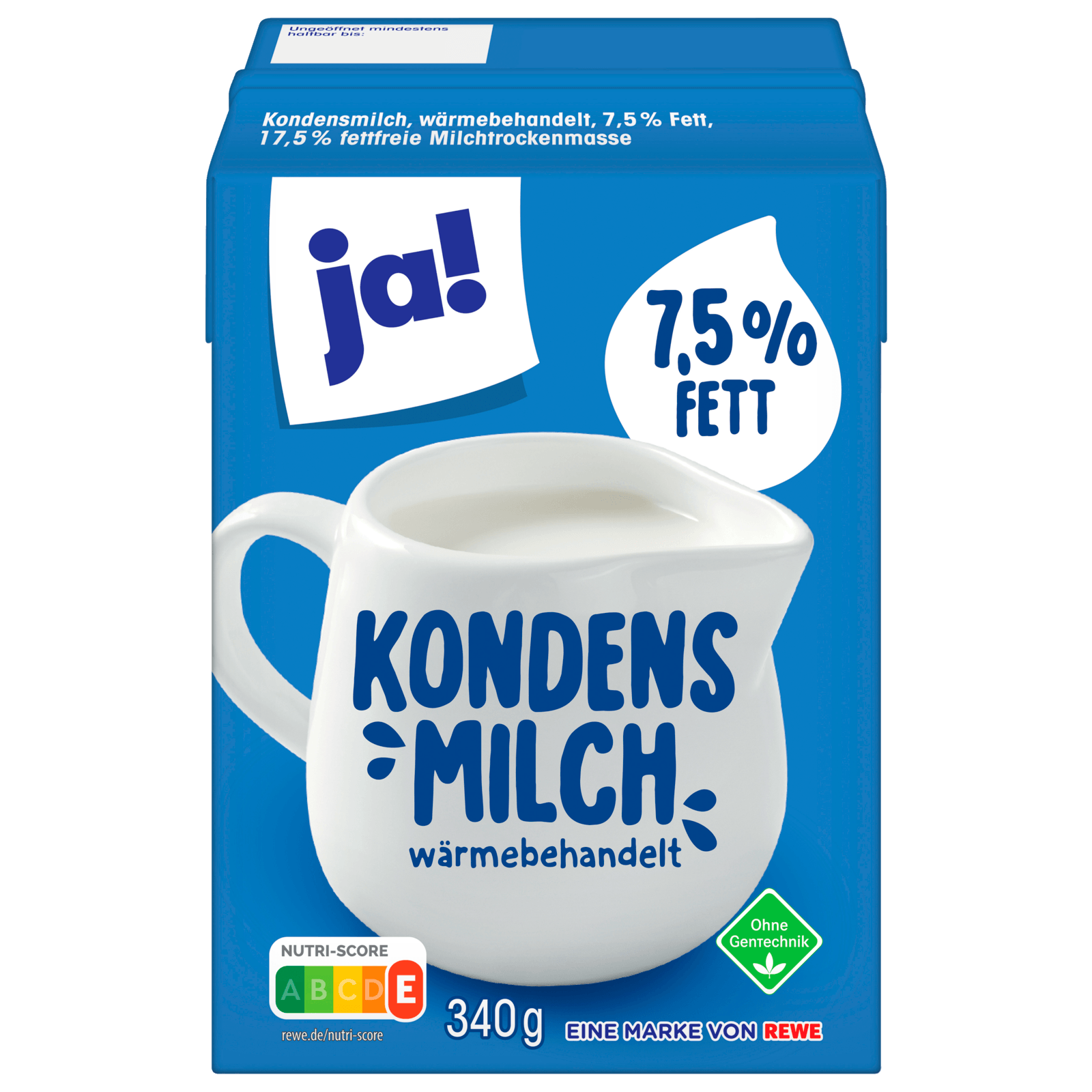 ja! Kondensmilch 7,5% Fett 340g