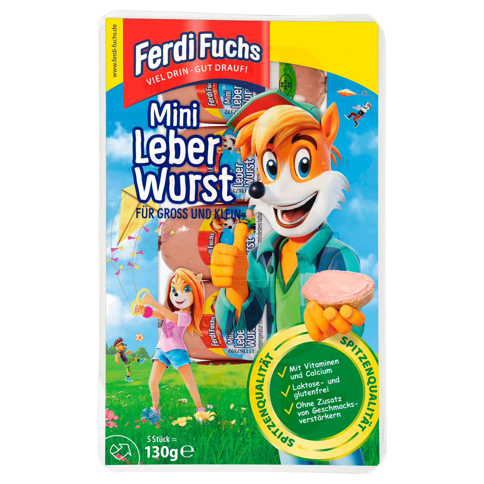 Ferdi Fuchs Mini Leberwurst 5x26g REWE online bestellen! bei