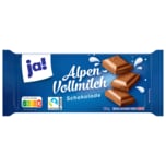 ja! Alpenvollmilch-Schokolade 100g