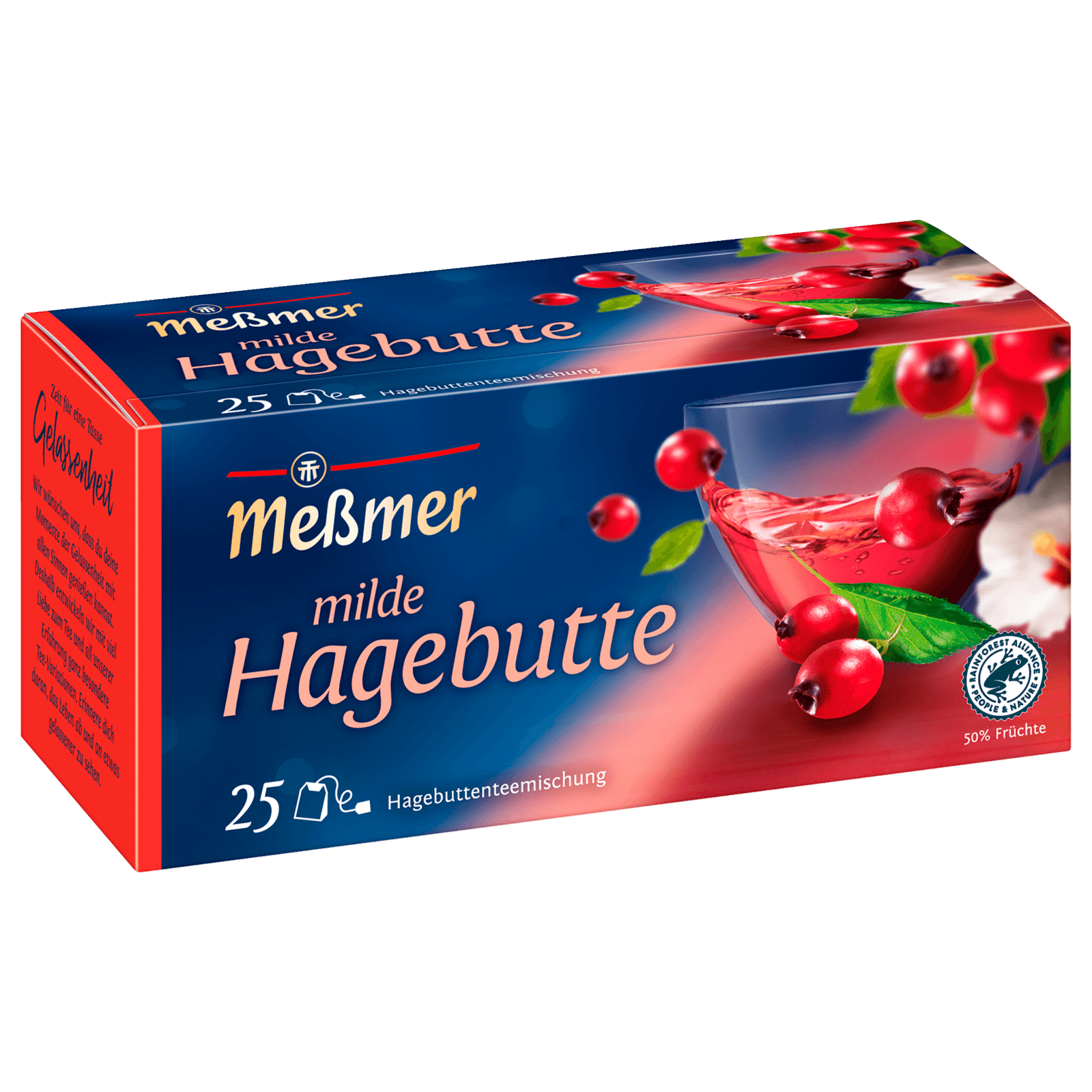 Meßmer Milde Hagebutten-Mischung 75g, 25 Beutel bei REWE online bestellen!