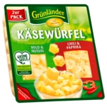 Grünländer Käsewürfel Mild & Nussig / Chili& Paprika 120g