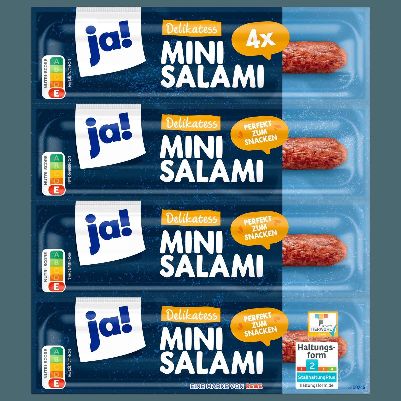 ja! Delikatess Mini-Salami 4x25g