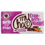 Mychoco Schokolade Cranberry-Mandel 180g