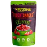 NutriPur Fruchtsnacks Erdbeere 25g