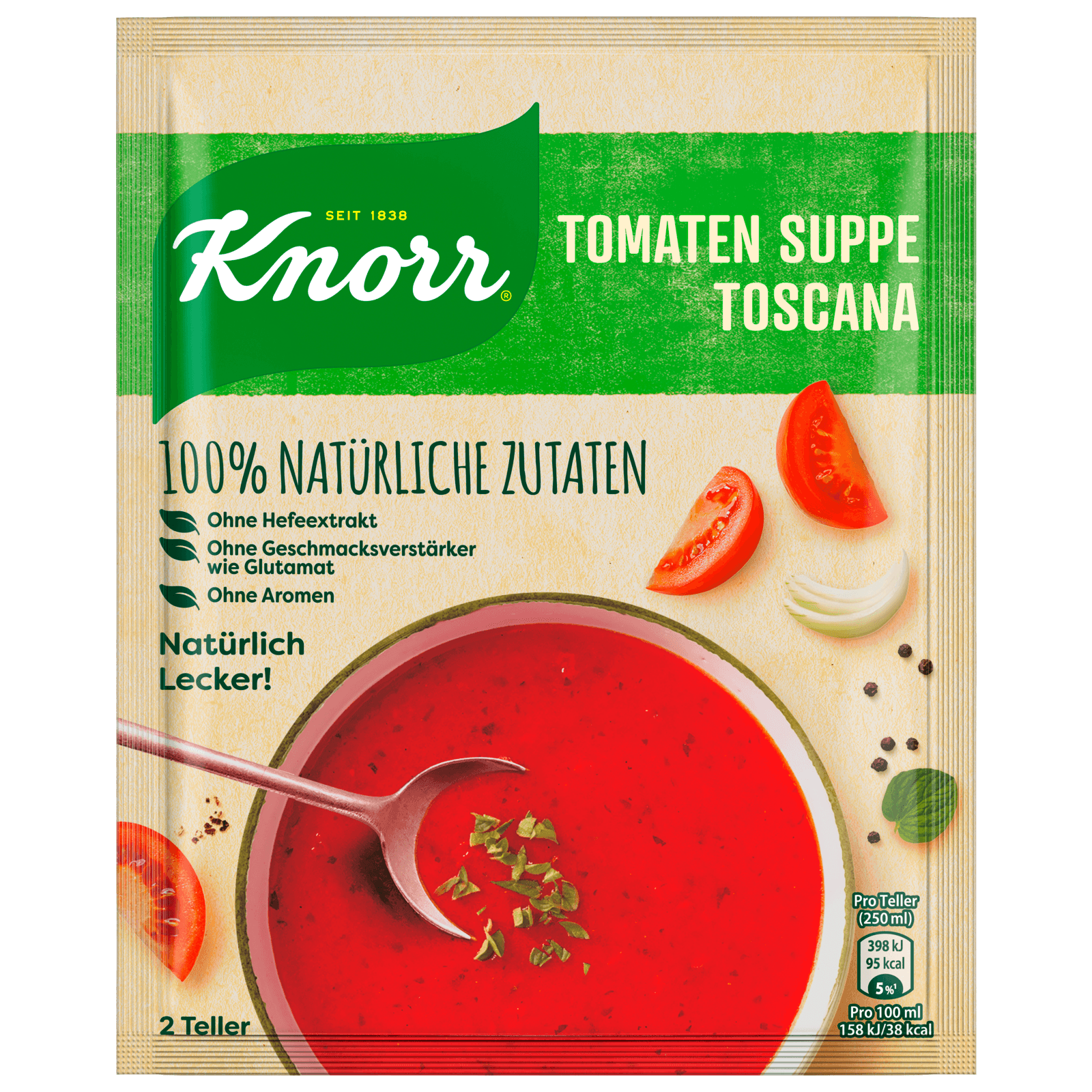 Knorr Natürlich Lecker Tomatensuppe Toscana 58g bei REWE online bestellen!