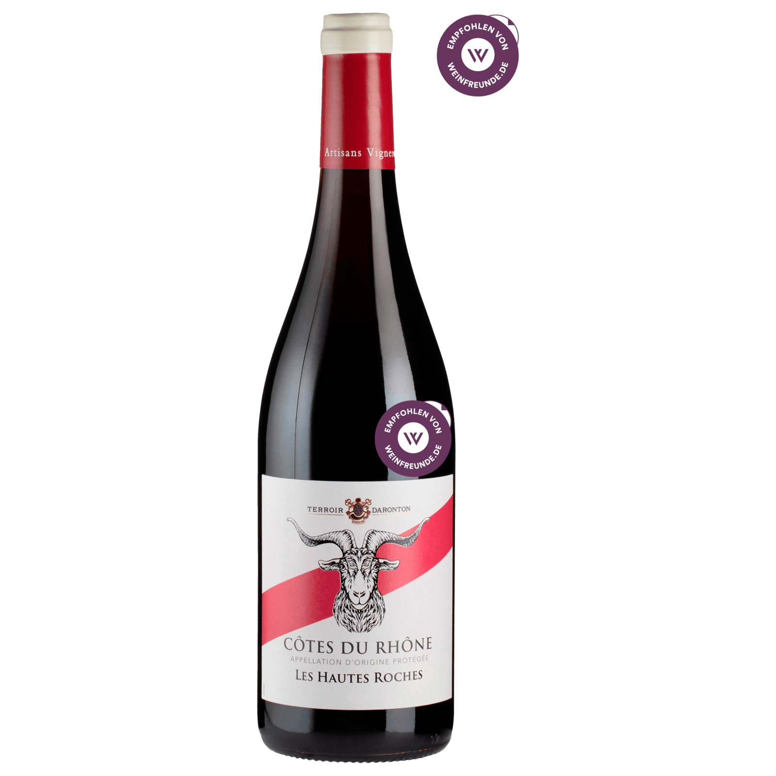 Ortas Côtes du Rhône Rotwein Les Hautes Roches trocken 0,75l bei REWE  online bestellen!