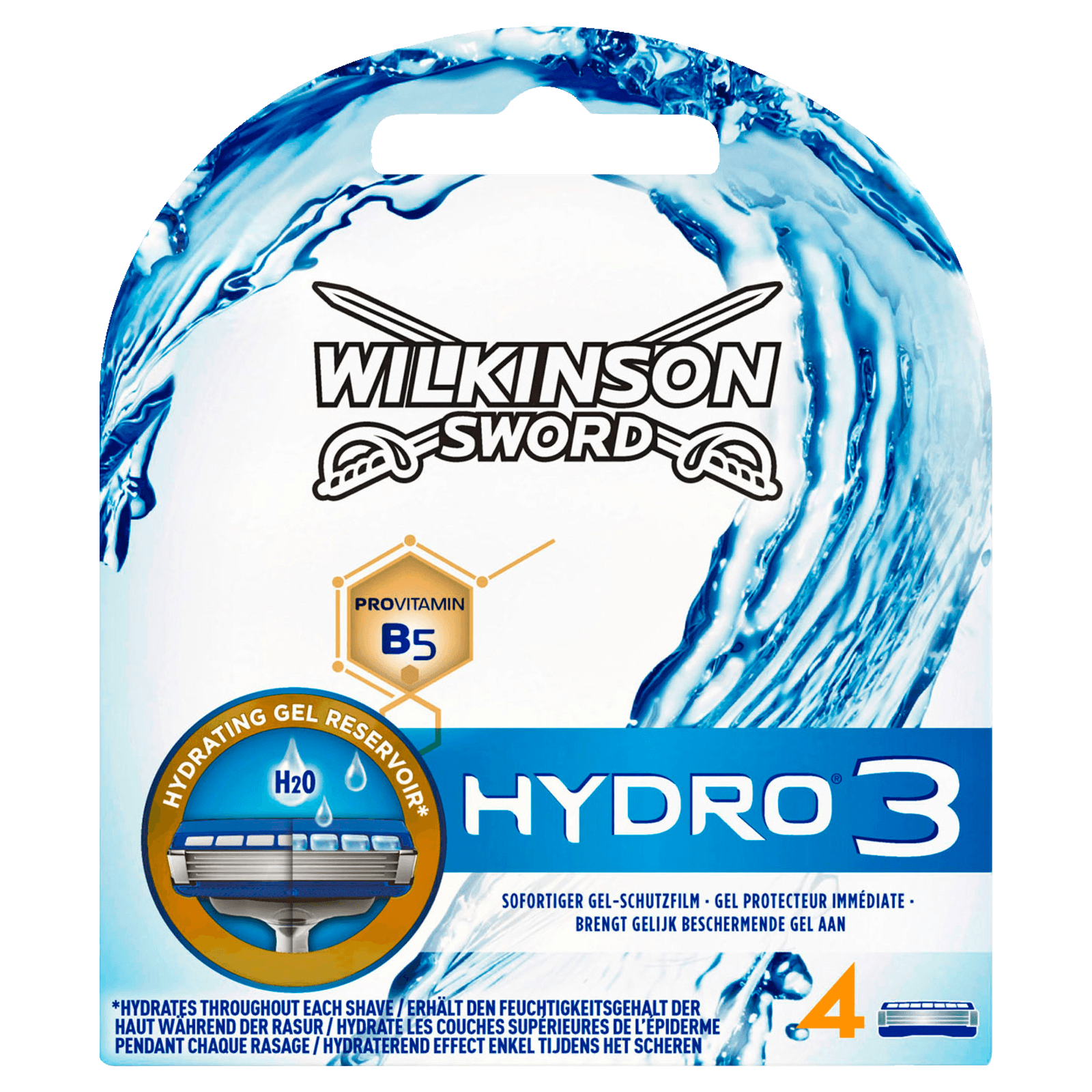 Wilkinson Sword Hydro 3 Klingen 4 Stück bei REWE online bestellen!