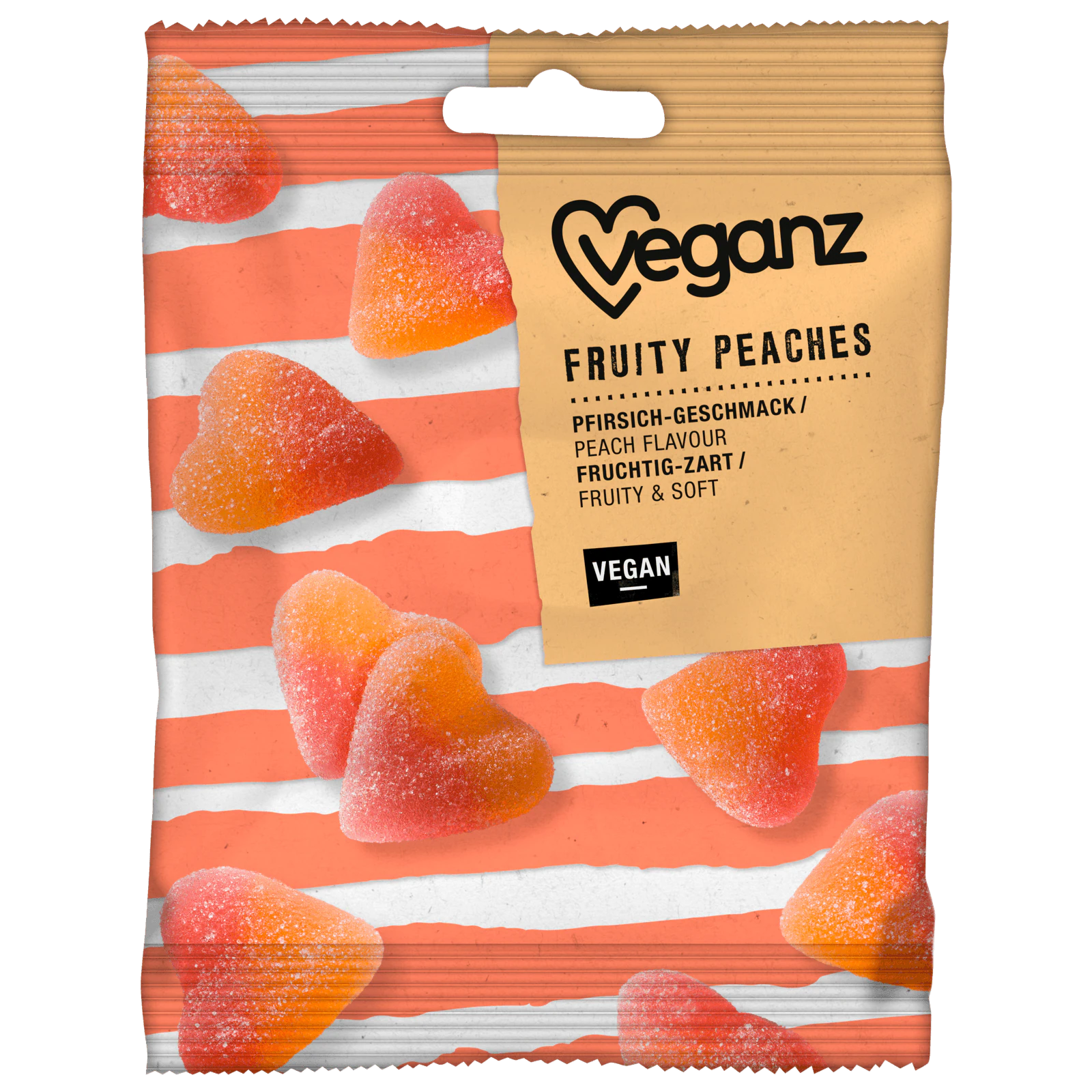 Veganz Fruchtgummi Fruity Peach vegan 100g