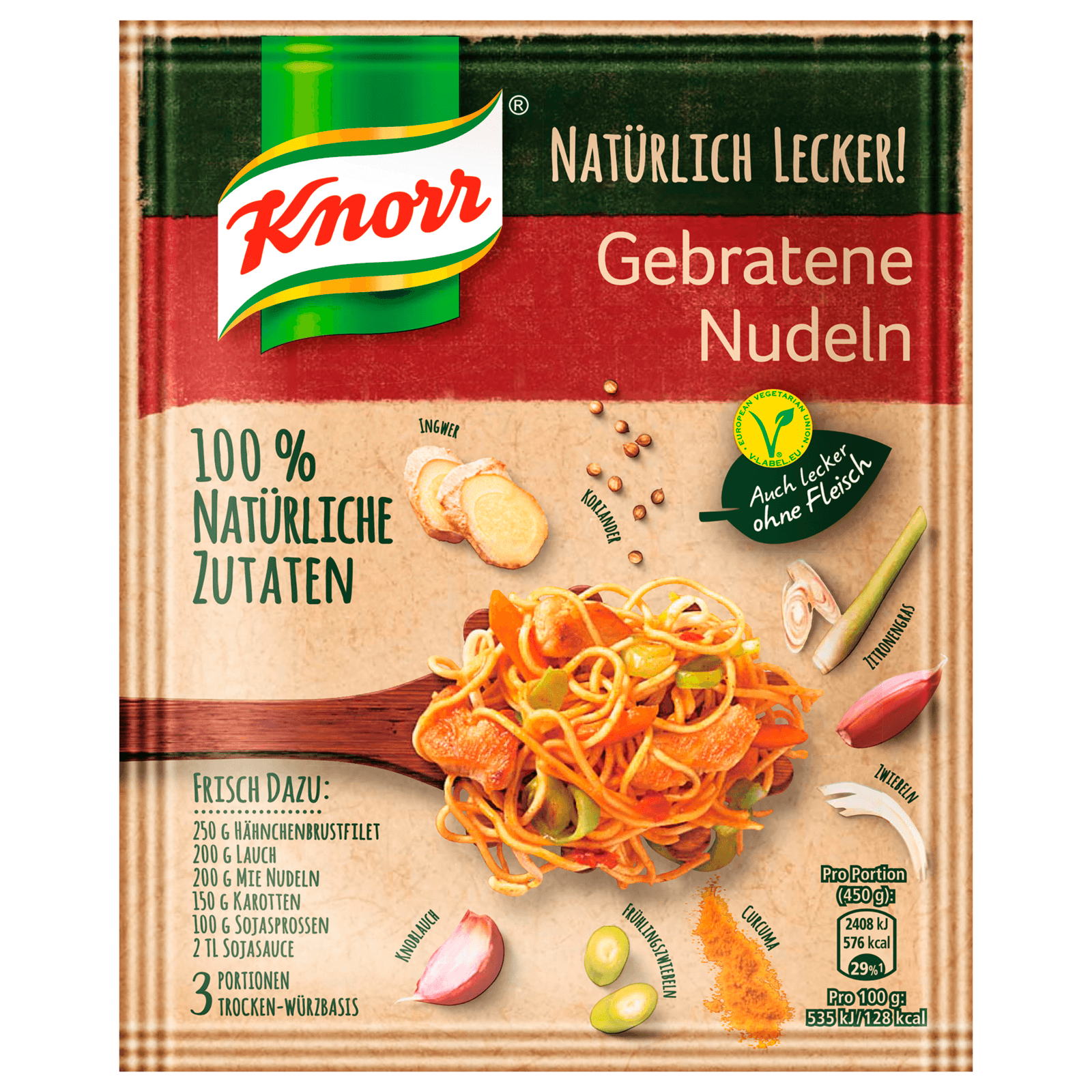 Knorr Naturlich Lecker Gebratene Nudeln 3 Portionen Bei Rewe Online Bestellen