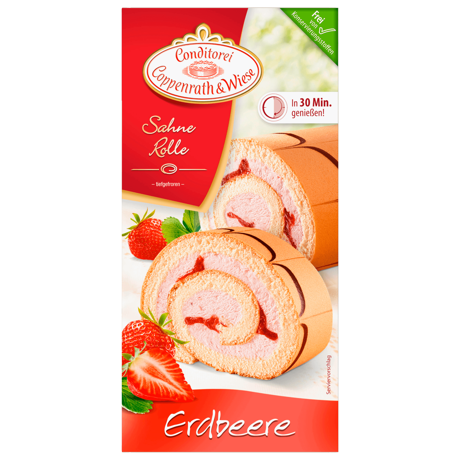 Coppenrath &amp; Wiese Sahne Rolle Erdbeer 350g bei REWE online bestellen!