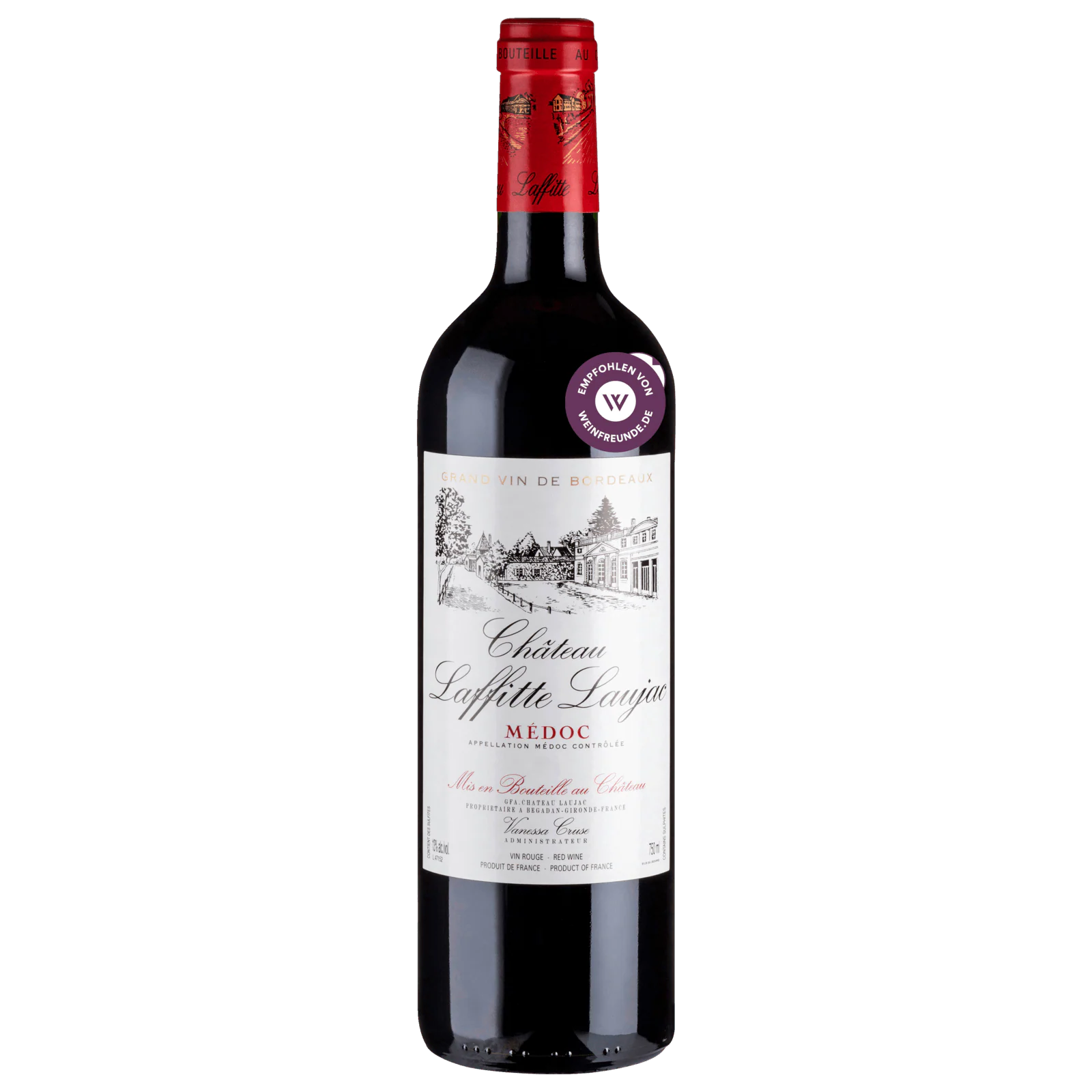 Grand vin de Bordeaux Rotwein Château Laffitte Laujac Médoc trocken 0,75l