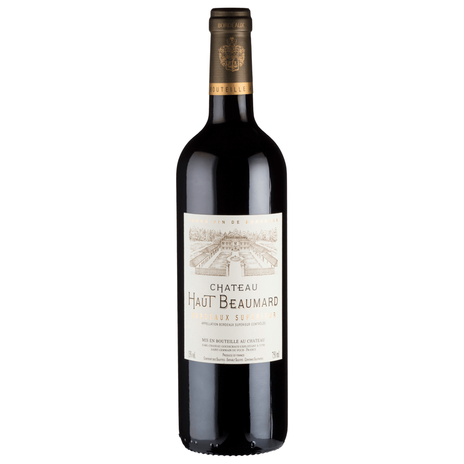 Grand vin de Bordeaux Rotwein Chateau Haut Beaumard Bordeaux Supérieur trocken 0,75l