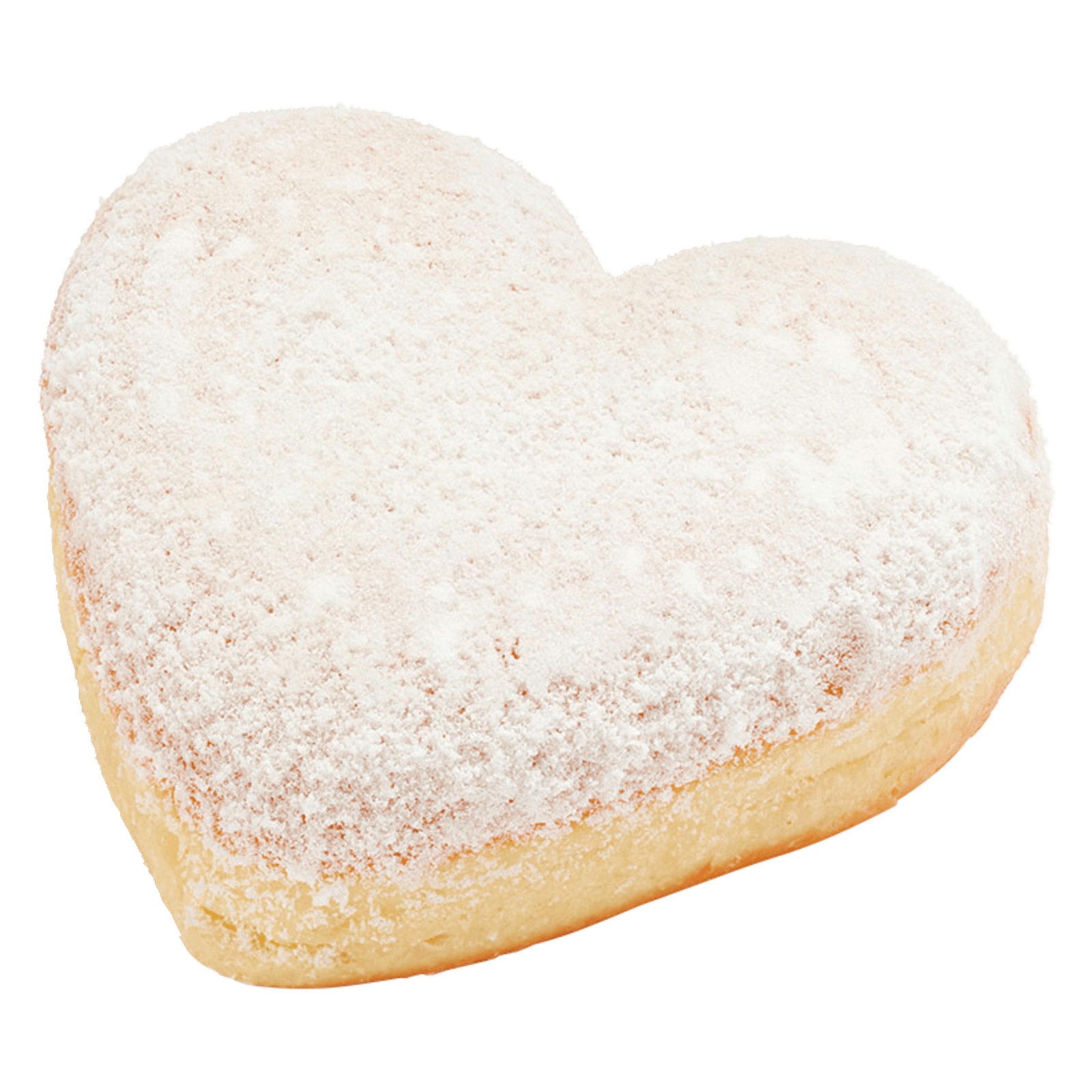 Heart shaped jam doughnuts
