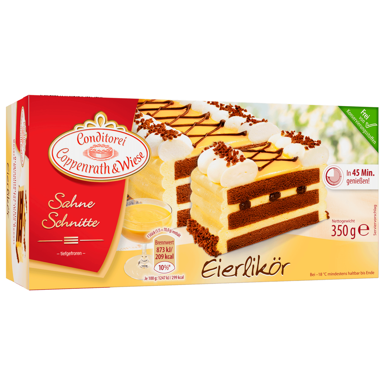 Conditorei Coppenrath &amp; Wiese Sahne Schnitte Eierlikör 350g bei REWE ...