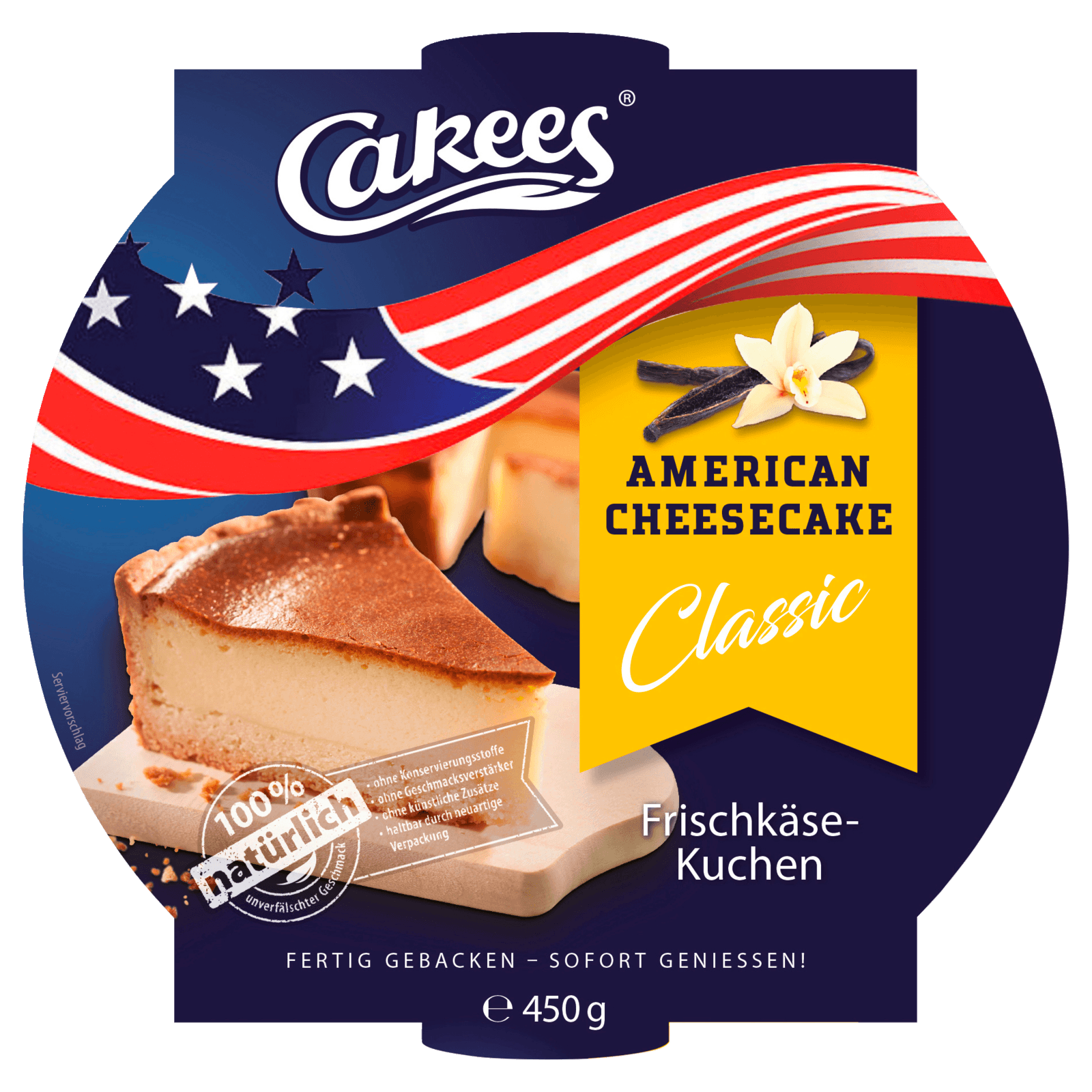 Cakees American Cheesecake Classic 450g bei REWE online bestellen!