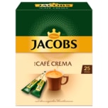 Jacobs löslicher Kaffee Café Crema, 25 Instant Kaffee Sticks