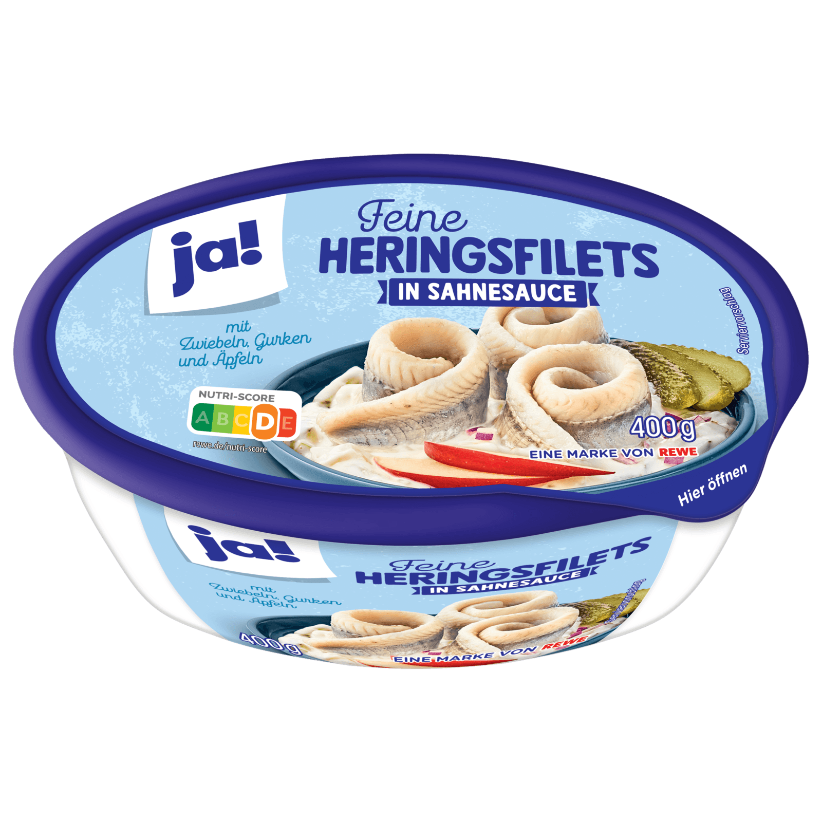 ja! Sahne-Heringsfilets 400g