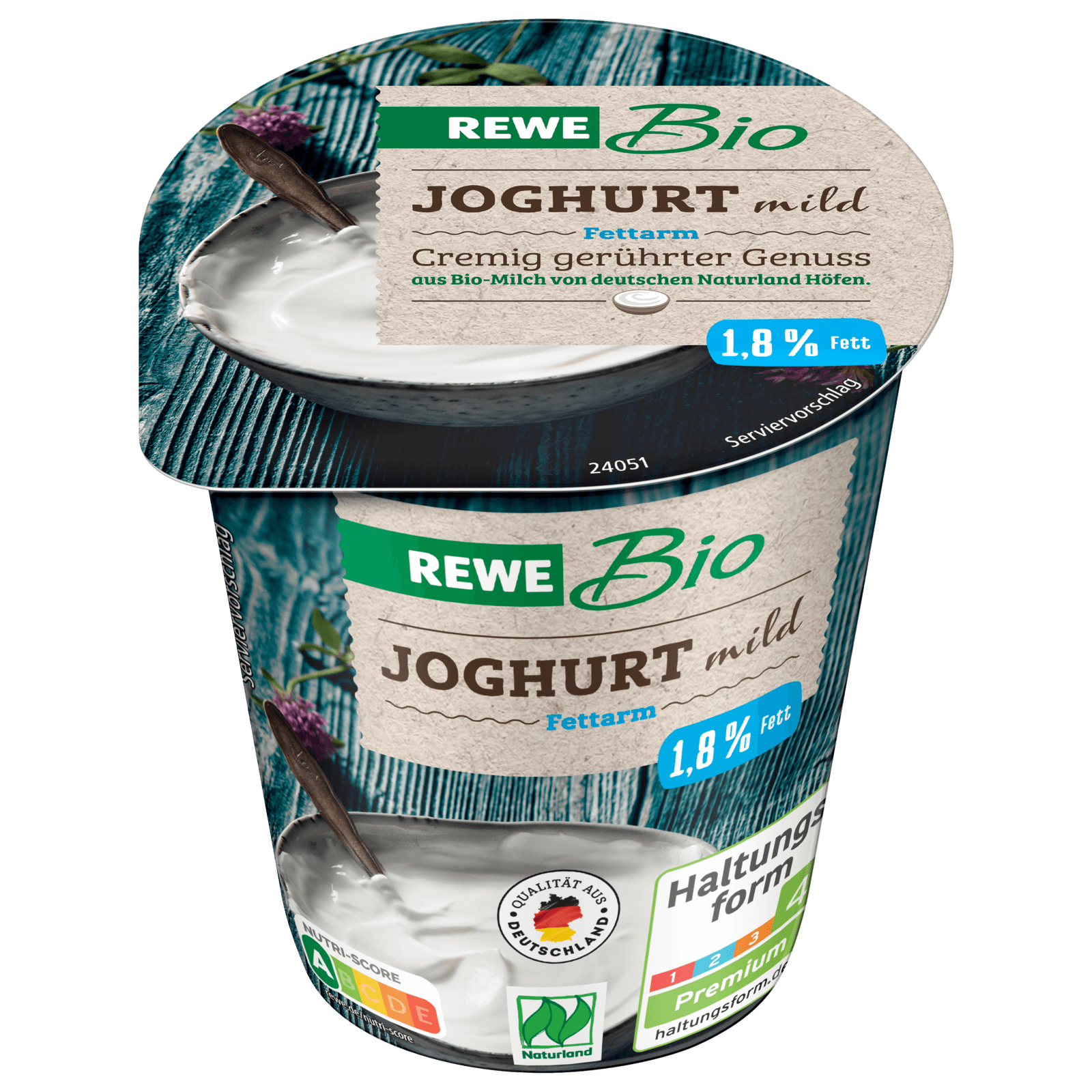 REWE Bio Joghurt Mild 1,8% 150g